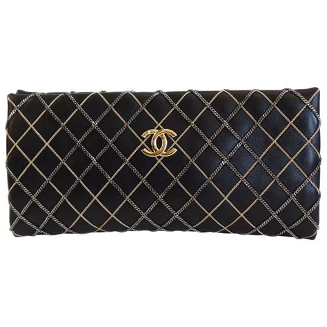 chanel women's clutch|Chanel clutch with chain price.